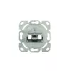 TELEGÄRTNER AMJ-S Cat.6A ekranuotas RJ45 kištukinis modulis su dangteliu, grynai balta J00020A0514