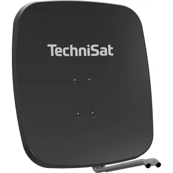 TechniSat SATMAN 65 PLUS palydovinė lėkštė - 65 cm, 35,7 dBi stiprinimas, HDTV, stiebo tvirtinimas, šviesiai pilka