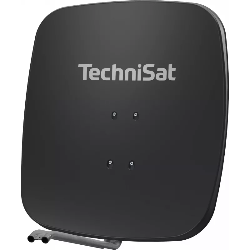 TechniSat SATMAN 65 PLUS palydovinė lėkštė - 65 cm, 35,7 dBi stiprinimas, HDTV, stiebo tvirtinimas, šviesiai pilka