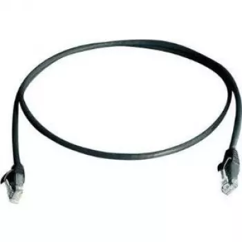 Telegärtner L00001A0238 2 m Cat6 U/UTP tinklo kabelis, juodas