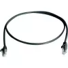 Telegärtner L00001A0238 2 m Cat6 U/UTP tinklo kabelis, juodas
