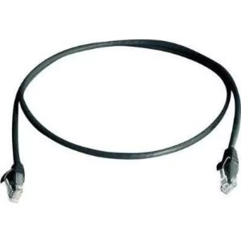Telegärtner L00001A0238 2 m Cat6 U/UTP tinklo kabelis, juodas