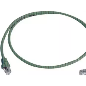 Telegärtner 100008018 CAT 6a S/FTP komutacinis kabelis, RJ45, 0,5 m, geltonas, LSZH, atsparus liepsnai, snagless