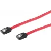 GoodConnections SATA 3 Gb/s kabelis su fiksavimo skląsčiu, 0,5 m, raudonas 5045-A05
