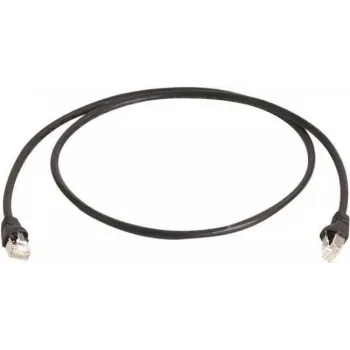 Telegärtner Cat 6A S/FTP komutacinis kabelis, 1,5 m, juodas L00001A0169