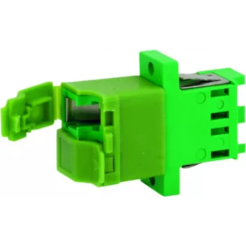 Telegärtner J08071A0028 LC/APC Simplex adapteris, žalias, cirkonio įvorė