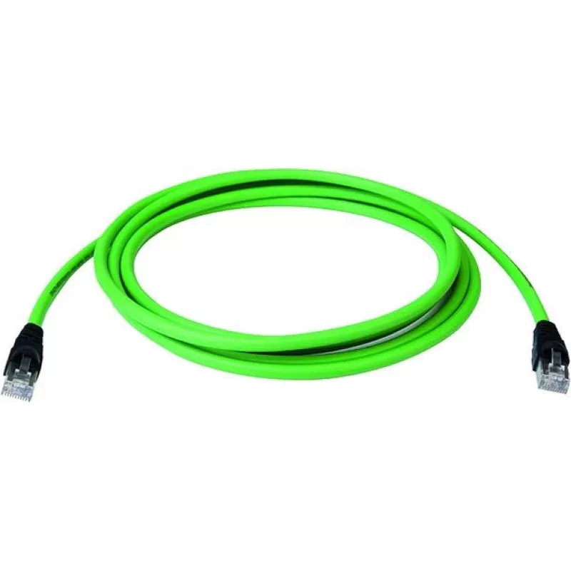 Telegärtner L80406A0004 15m Cat5 SF/UTP (S-FTP) tinklo kabelis, žalias