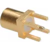 TELEGÄRTNER MMCX PCB lizdinė jungtis, tiesi, 50 omų, auksuota, 5 vnt. (J01341A0161)