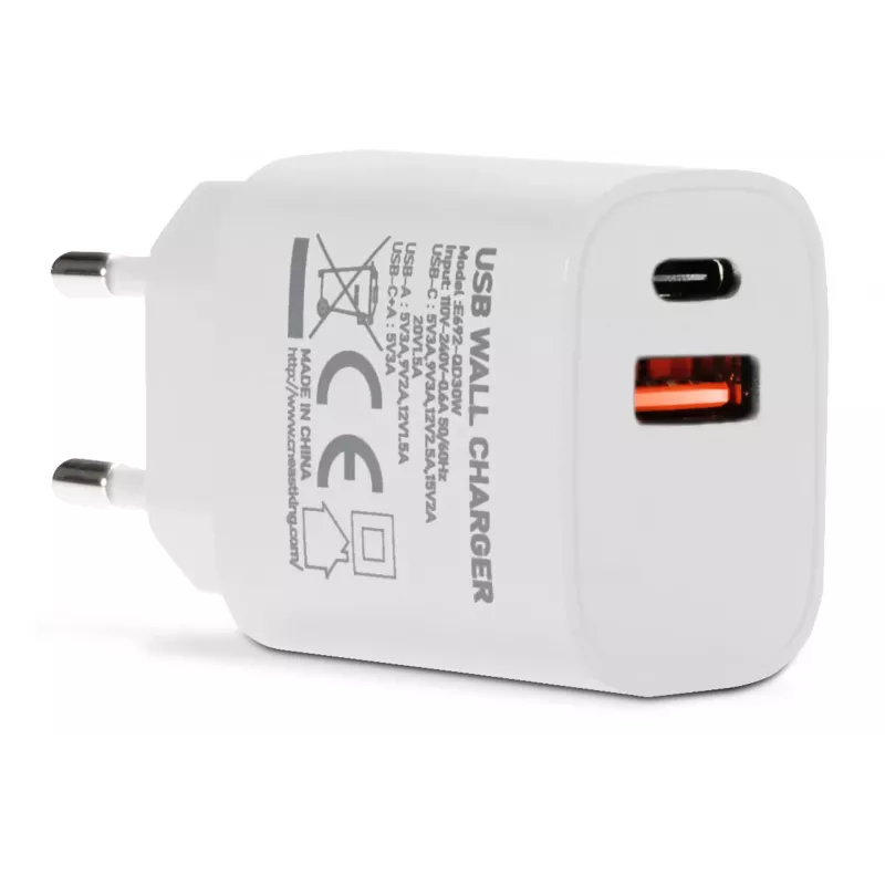 TechniSat USB-C maitinimo šaltinis 20W PD baltas (0001/3659)