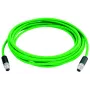 TELEGÄRTNER TEGA L80000A0000 STX M12 X-Coded Cat.6a pramoninis Ethernet komutacinis kabelis, 0,5 m