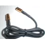 Wittenberg Antennen 1 m antenos kabelis SMB moteriškas FME vyriškas RG174 50 Ohm juodas 103517