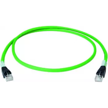 Telegärtner L80404A0005 7,5 m Cat6a S/FTP (S-STP) tinklo kabelis, žalias