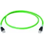 Telegärtner L80404A0005 7,5 m Cat6a S/FTP (S-STP) tinklo kabelis, žalias