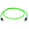 Telegärtner L80404A0005 7,5 m Cat6a S/FTP (S-STP) tinklo kabelis, žalias