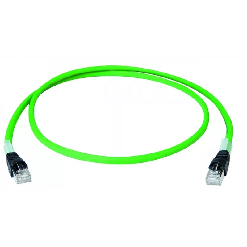 Telegärtner L80404A0005 7,5 m Cat6a S/FTP (S-STP) tinklo kabelis, žalias
