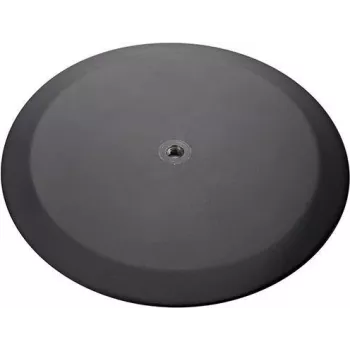 König & Meyer 26700-000-56 apvalus paviršinis pagrindas, tekstūruotas juodas