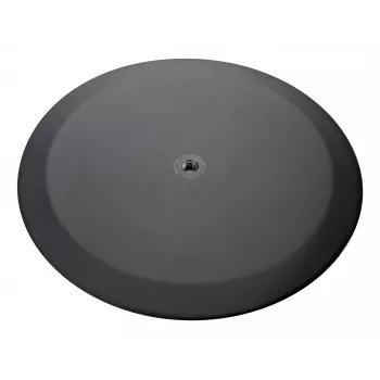 König & Meyer 26700-000-56 apvalus paviršinis pagrindas, tekstūruotas juodas