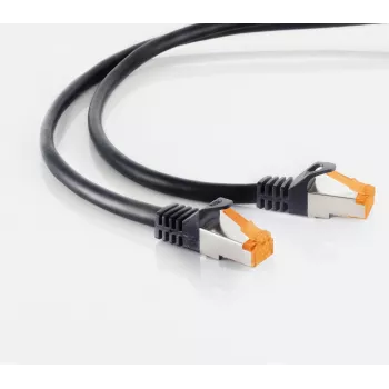 S CONN Maximum Connectivity Cat 6A S/FTP lauko komutacinis kabelis, 2 m, juodas 08-26035