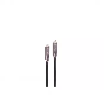 SHIVERPEAKS USB-C hibridinis kabelis, USB 3.2 Gen 2, 8K vaizdas, 10 Gbps, 60W Power Delivery, 7,5 m, juodas BS30-43065