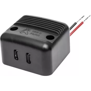 ProCar Aufbau-Power USB-C dvigubas lizdas PD/QC 2x 30W 12V/24V (67379000)
