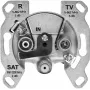 TechniSat TECHNIPRO SV600 V2 3 angų antenos sieninė rozetė su DC diodų atskyrimu (TV, radijas, SAT) 0004/3075