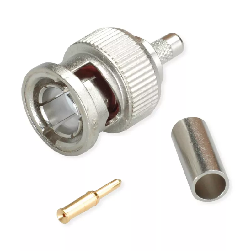 Telegärtner BNC kabelio kištukas Crimp G13, G50 75 omų, Professional, A0204, G13 (0.4/2.5) - 5 vnt. (J01002A1350)