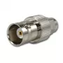 Telegärtner BNC lizdas – SMA kištukas RF koaksialinis adapteris, 50 omų, DC–4 GHz, nikeliuotas žalvaris, J01008A0025