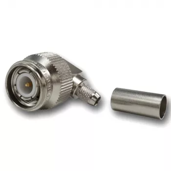 Telegärtner TNC 90° kampinis crimp kištukas 50 omų, skirtas RG-223/U, RG-142 B/U (J01010A0006)