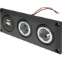 ProCar 67326500 įleidžiamas 12V/24V maitinimo lizdas su USB įkrovimo prievadu, DIN/ISO 4165, 16A/8A, 5V/2.1A, juodas