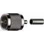 Telegärtner UHF crimp plug G01, skirtas RG-58 C/U, 50 Ohm, nikelis/auksas, 1 vnt. J01040A0001