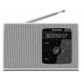 TechniSat DIGITRADIO 2 stalinis radijas DAB+ FM Bluetooth žadintuvas baltas 0001/3910
