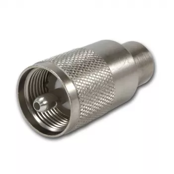 Telegärtner UHF kištukas PL259/6, skirtas RG-58 C/U ir RG-59 B/U kabeliams, PTFE izoliacija, nikeliuotas korpusas, sidabrinis kontaktas, 5 vnt. (J01040B0604)