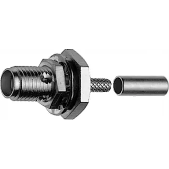 Telegärtner SMA lizdo crimp jungtis RG-316/U kabeliui, auksuota, 5 vnt. (J01151A0001)