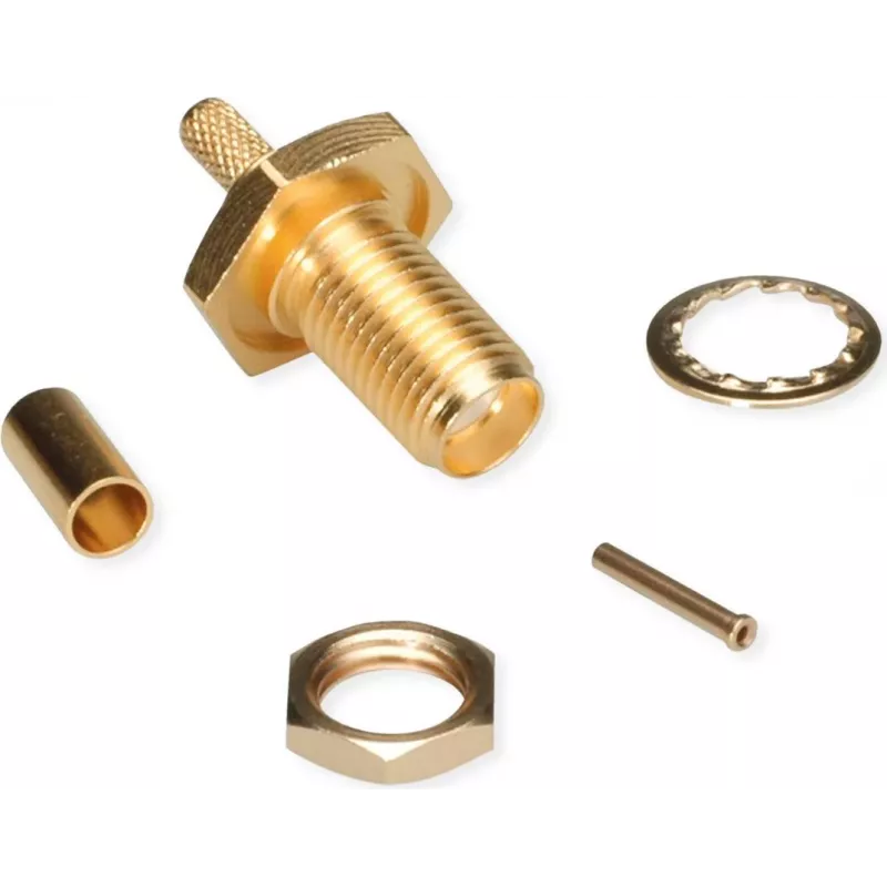 Telegärtner SMA lizdo crimp jungtis RG-316/U kabeliui, auksuota, 5 vnt. (J01151A0001)