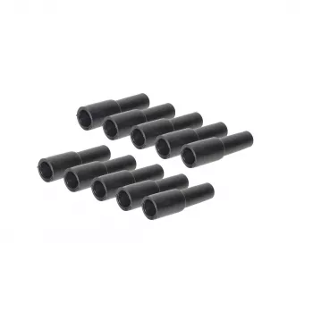 SHIVERPEAKS guminės tarpinės F- jungčiai, 10 vnt., juodos, apsauga nuo oro sąlygų BS85397-SET10