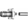 Telegärtner TNC lizdas, flanšinis, 50 omų, crimp/crimp, RG-58 C/U kabeliui, nikelis/auksas, 1 vnt. J01011A0045