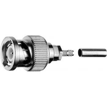 Telegärtner BNC kabelio kištukas Crimp G08 50 omų, crimp/crimp, Professional, A2914, G08 (RD-316) (J01000B0022)