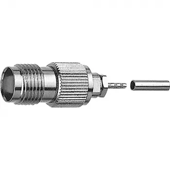 TELEGÄRTNER TNC lizdinė crimp jungtis RG-316/U kabeliui, 50 omų, 5 vnt. (J01011A0050)