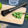 Lurch Cocktail Rim Decorator & Tongs Set Smoke Grey 240799 stiklo kraštų dekoravimo ir žnyplių rinkinys, dūminė pilka