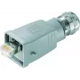 Telegärtner 100007467 Sensor/Aktor-Steckverbinder RJ45 kištukas, Cat.6A, ekranuotas, montuojamas vietoje, 1 vnt.