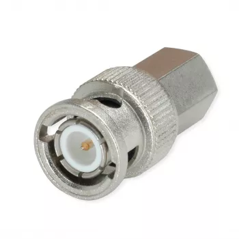 Telegärtner BNC male to FME male adapter, 50 Ohm, DC-4 GHz, nikelis/auksas J01008A0014
