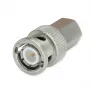 Telegärtner BNC male to FME male adapter, 50 Ohm, DC-4 GHz, nikelis/auksas J01008A0014