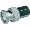 Telegärtner BNC male to FME male adapter, 50 Ohm, DC-4 GHz, nikelis/auksas J01008A0014