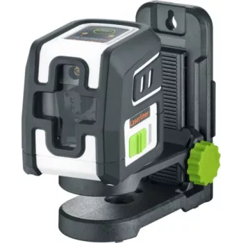 Laserliner SmartCross-Laser GX Plus Set žalios spinduliuotės kryžminis linijinis lazerinis nivelyras, maks. nuotolis 40 m (036.732E)