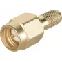 Telegärtner SMA kabelio kištukas Crimp/Solder G05 (RG-223/U, RG-142 B/U), auksuotas, 50 Ohm, DC-18 GHz J01150A0031