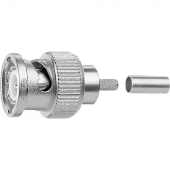Telegärtner BNC kištukas, crimp tipo, 75 omų, Professional serijos, koaksialiniams kabeliams J01002A0073