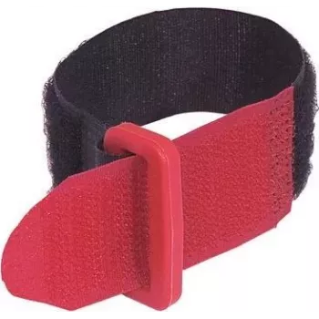 ACCESSORY kibioji juosta kabelių rišimui 25x195mm juoda, 10 vnt. (30006022)