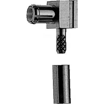 Telegärtner MCX stačiu kampu crimp kištukas RG-178 B/U kabeliui, auksuoti, 5 vnt. (J01270A0201)