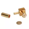 Telegärtner MCX stačiu kampu crimp kištukas RG-178 B/U kabeliui, auksuoti, 5 vnt. (J01270A0201)