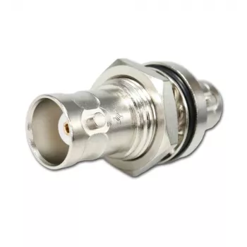 Telegärtner J01004A1233Z BNC kištukas į BNC lizdą adapteris, 75 Ohm, juodas